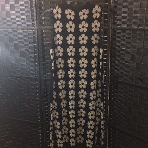 Eci New York Black / Gold Flower Dress Size S